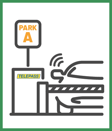 Park A - Accesso con Telepass non disponibile